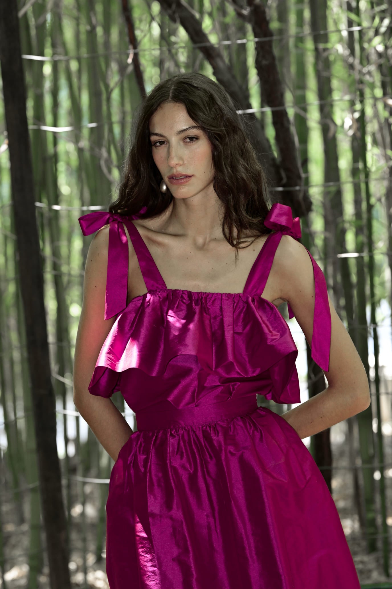 FALDA CELINE FUCSIA