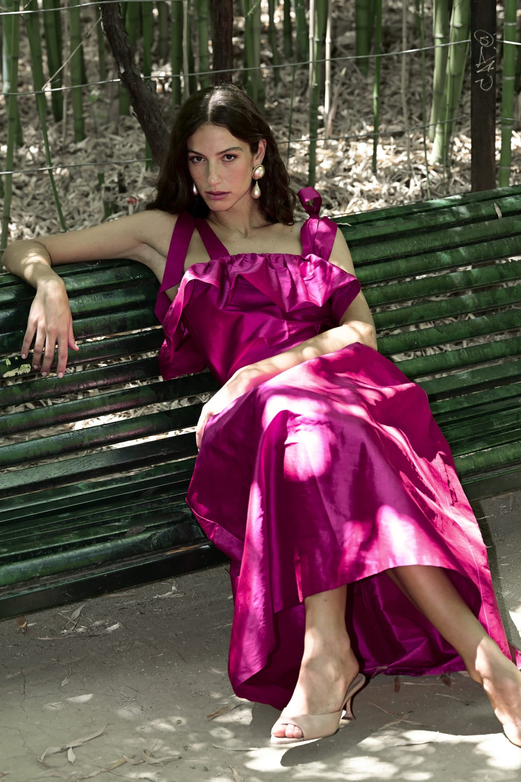 FALDA CELINE FUCSIA