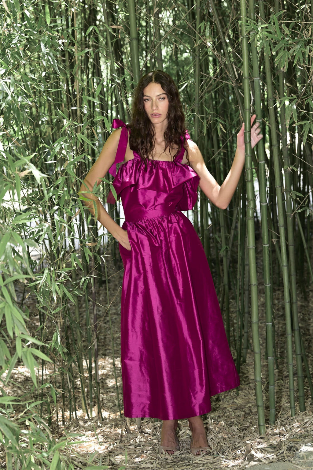 FALDA CELINE FUCSIA