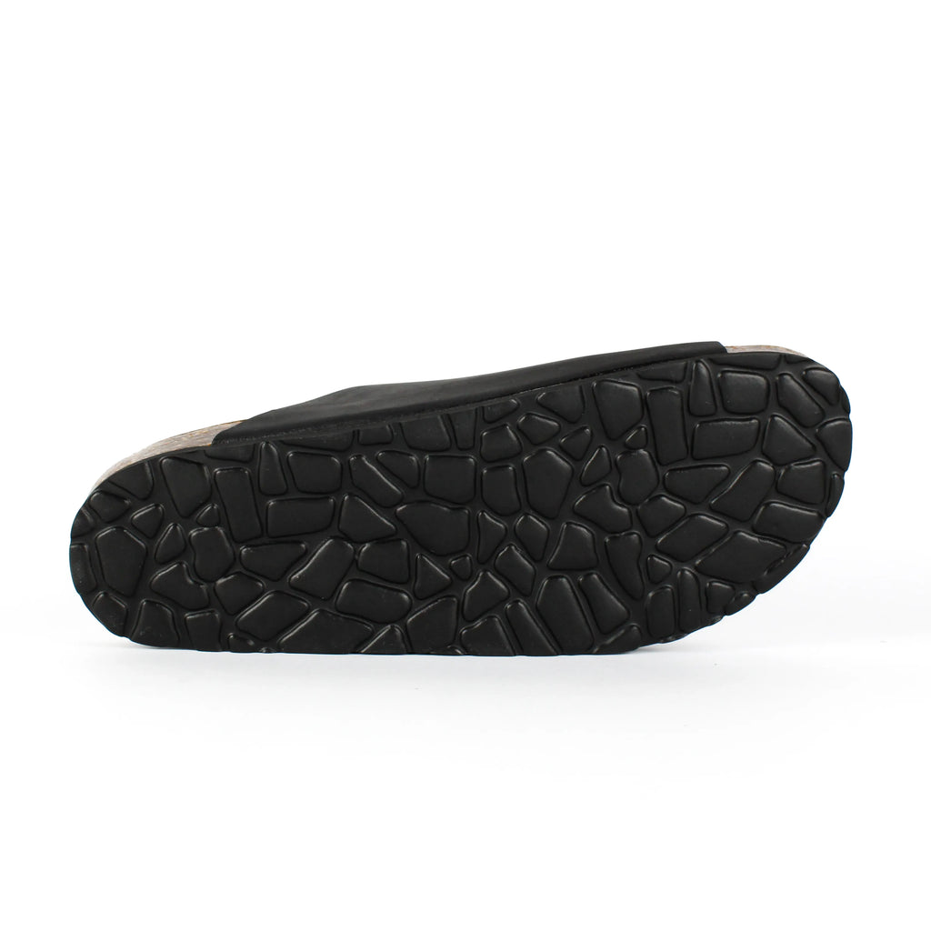 Sandalias Positano en Piel Auténtica Negra