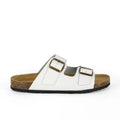 Sandalias Positano en Piel Auténtica Blanca