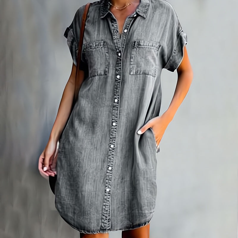 Mari | Vestido Camisero con Botones