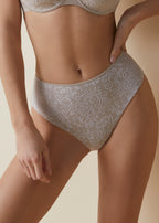 Braga de tiro alto con tejido jacquard - mod. Morella