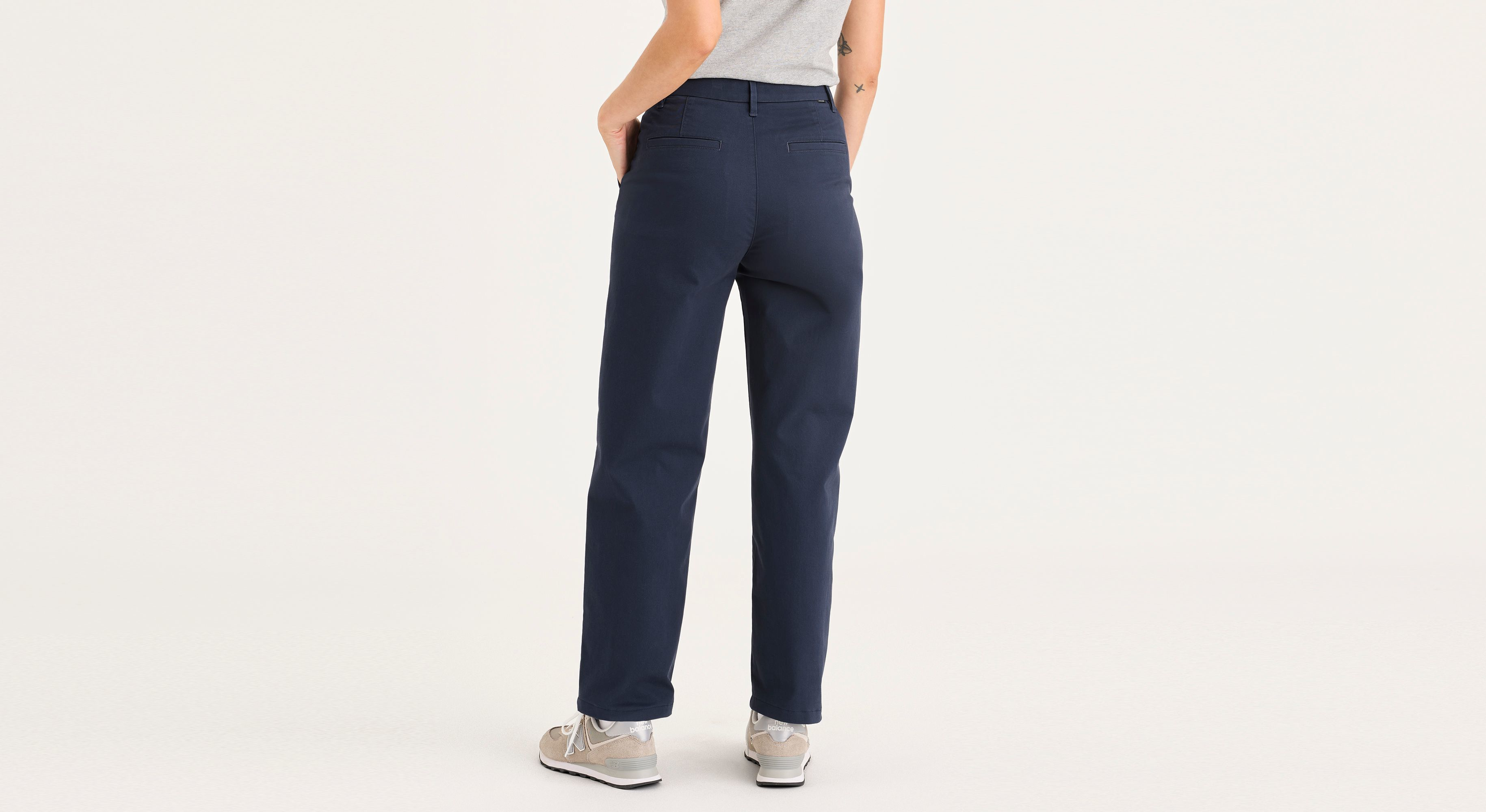 Blake Chino Pants, High Straight Fit