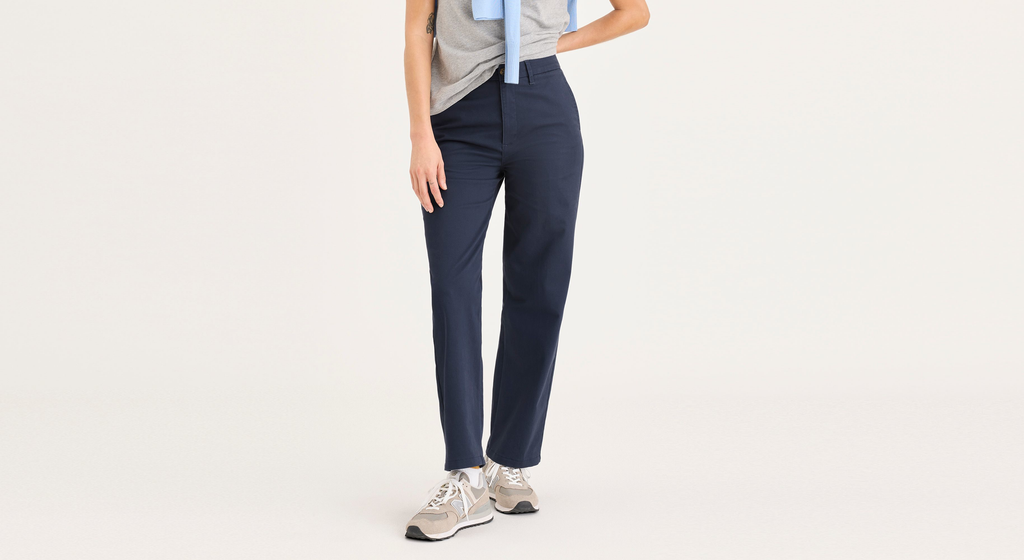 Blake Chino Pants, High Straight Fit