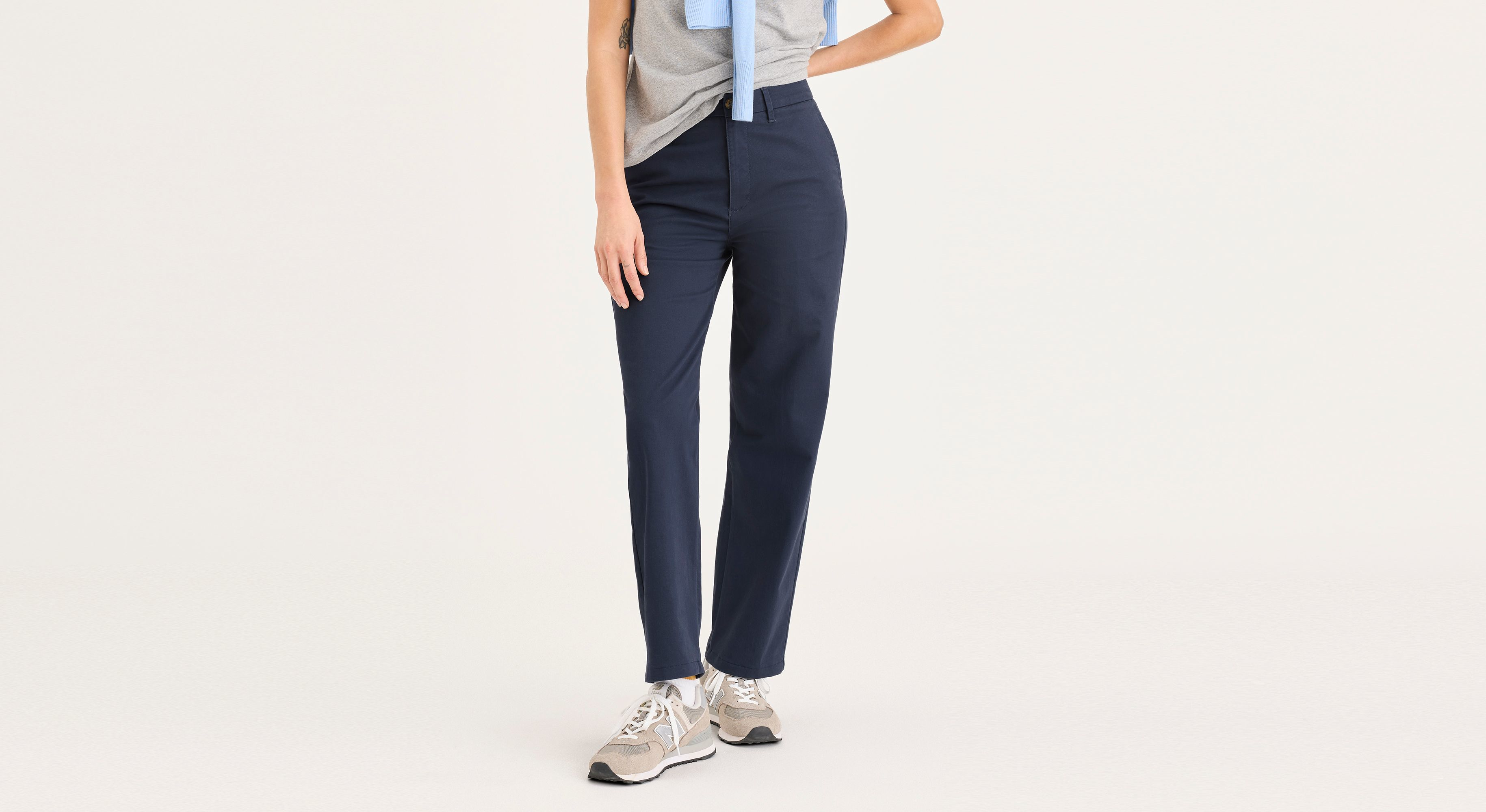 Blake Chino Pants, High Straight Fit
