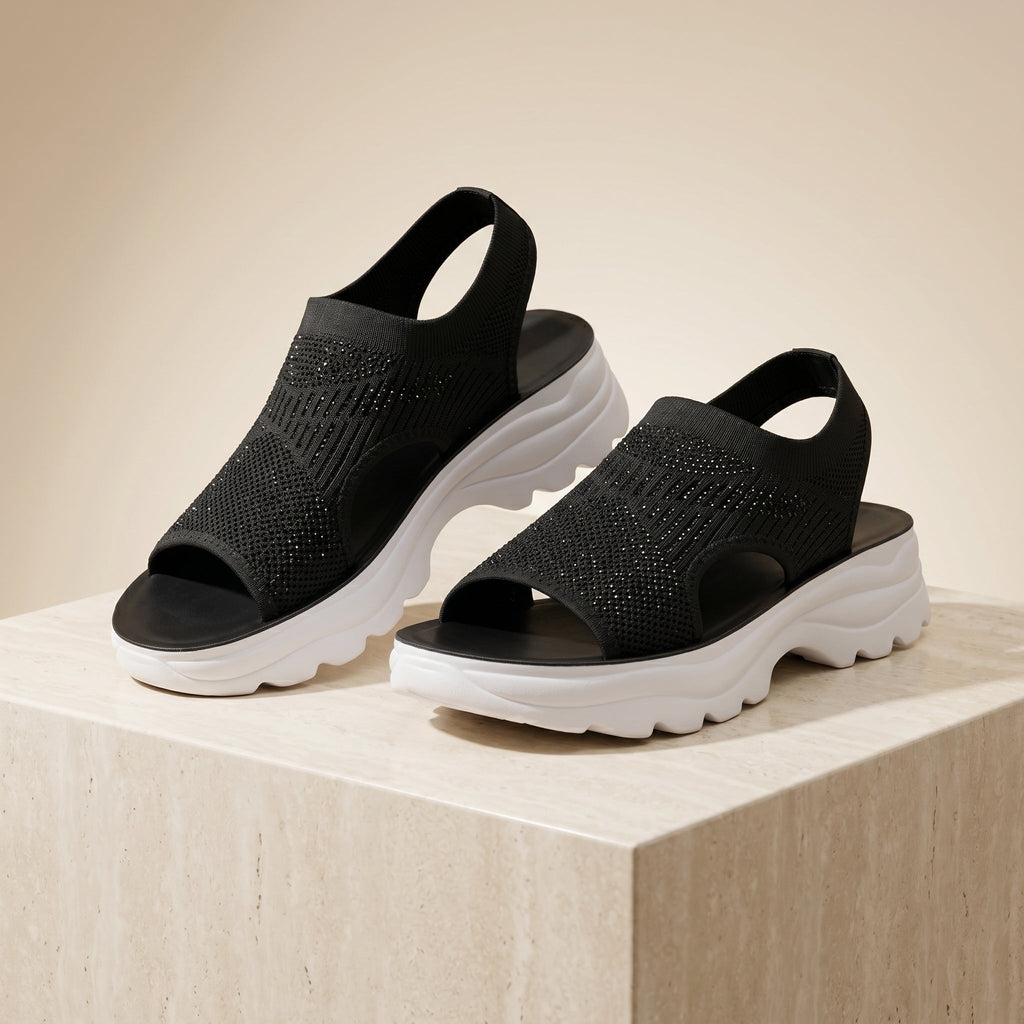Elena | Sandalias de Plataforma Confort