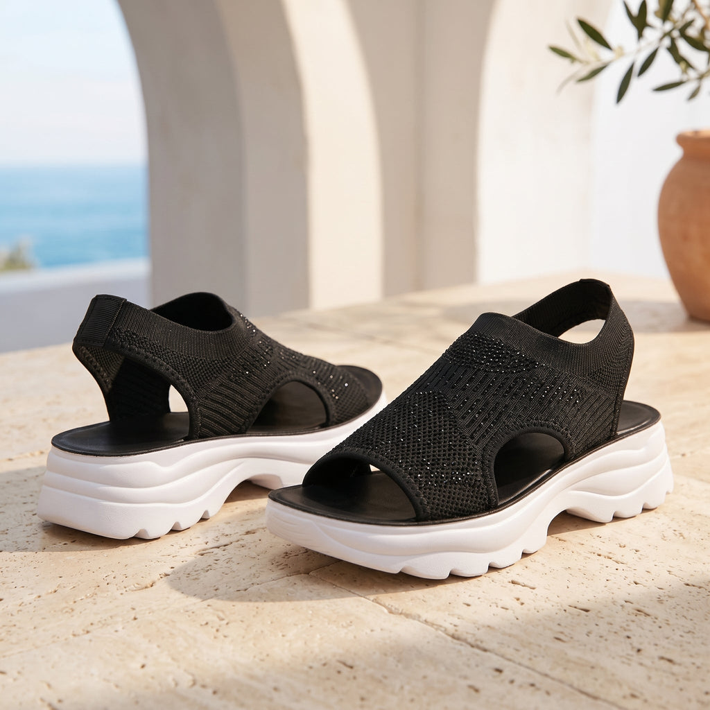 Elena | Sandalias de Plataforma Confort