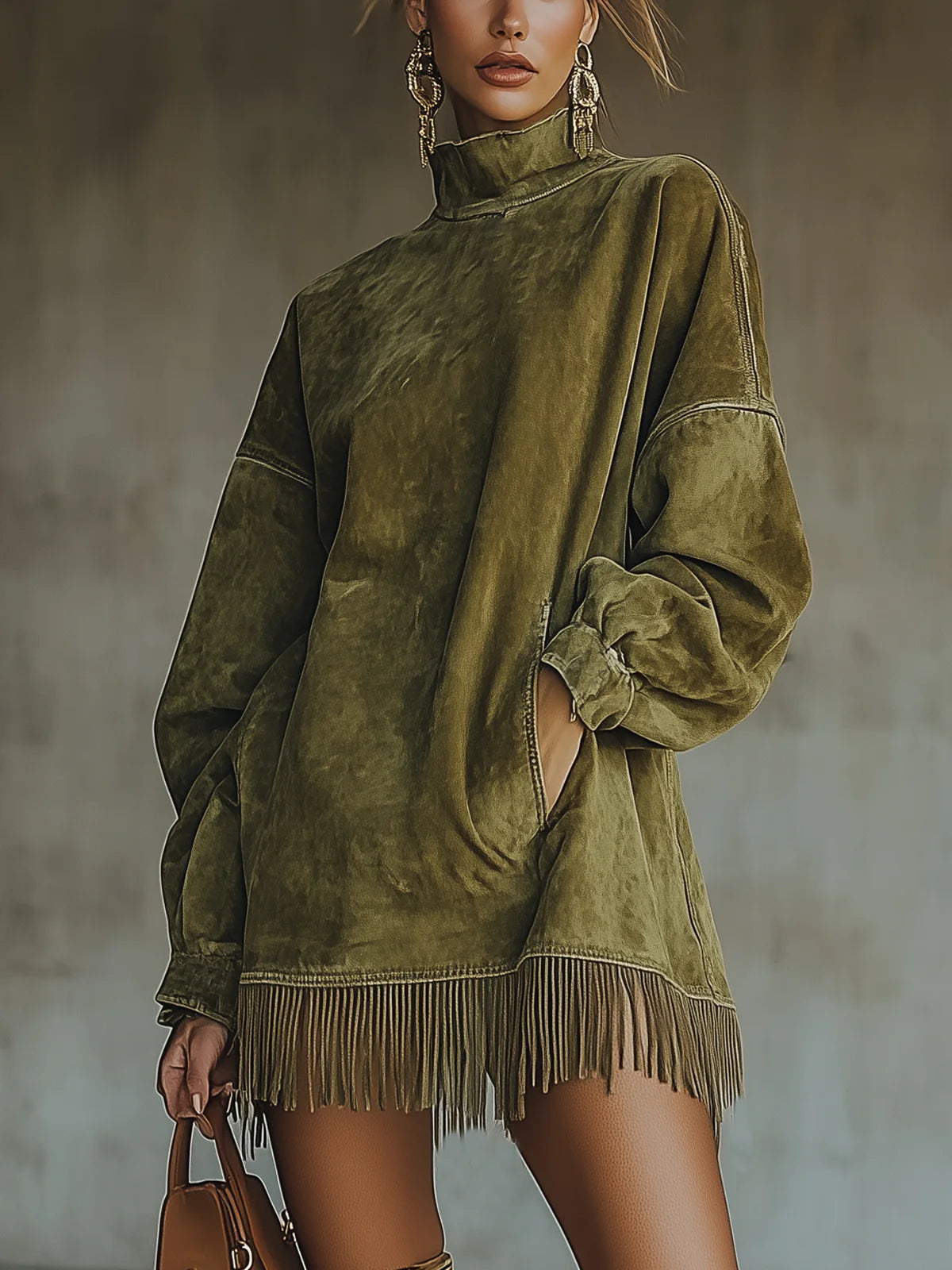 Ronda – vestido boho de otoño con flecos