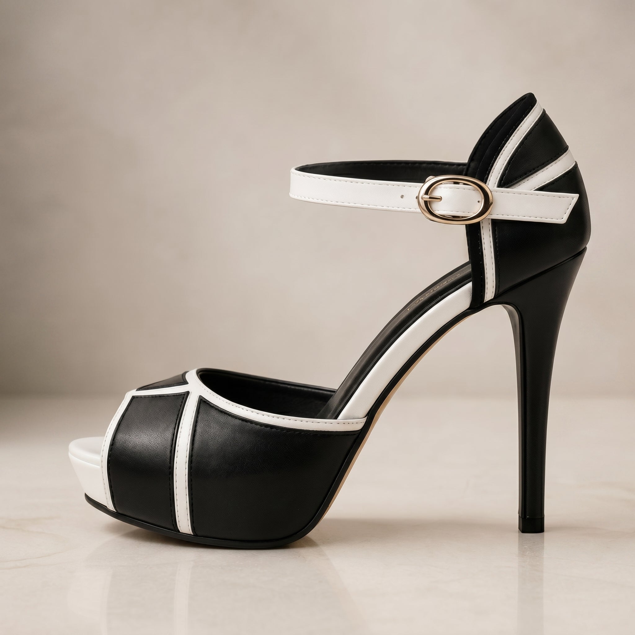 Alessandra | Elegantes tacones bicolor