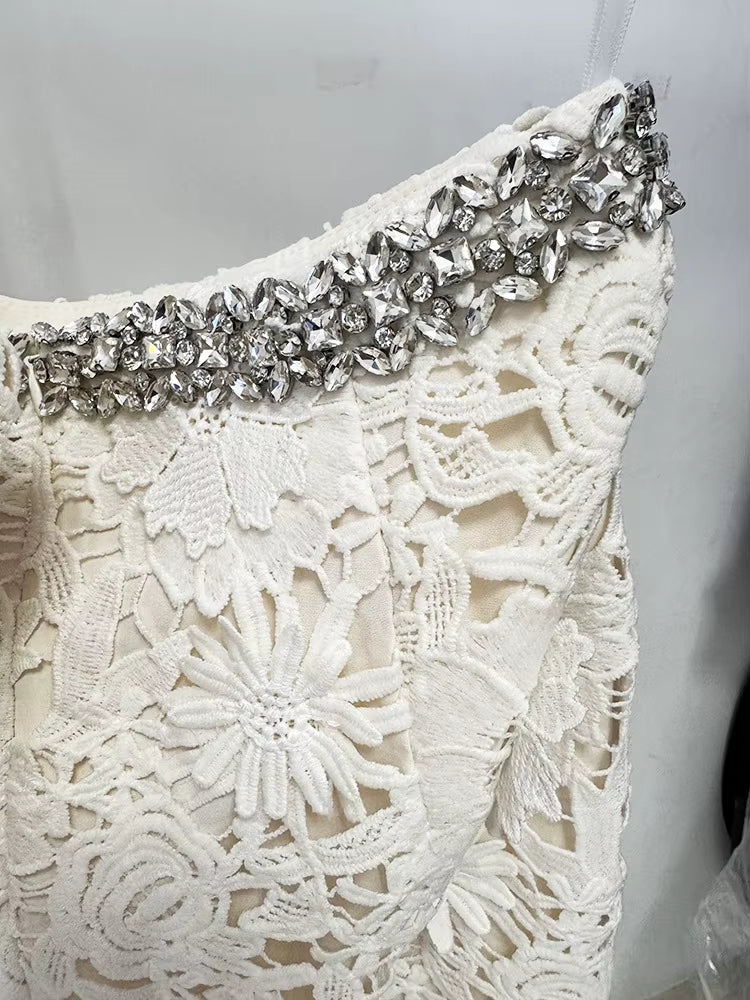Conjunto Couture de Encaje Floral - EDICIÓN LIMITADA-