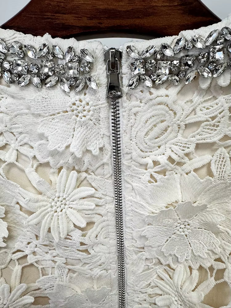 Conjunto Couture de Encaje Floral - EDICIÓN LIMITADA-