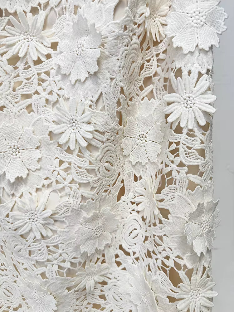 Conjunto Couture de Encaje Floral - EDICIÓN LIMITADA-