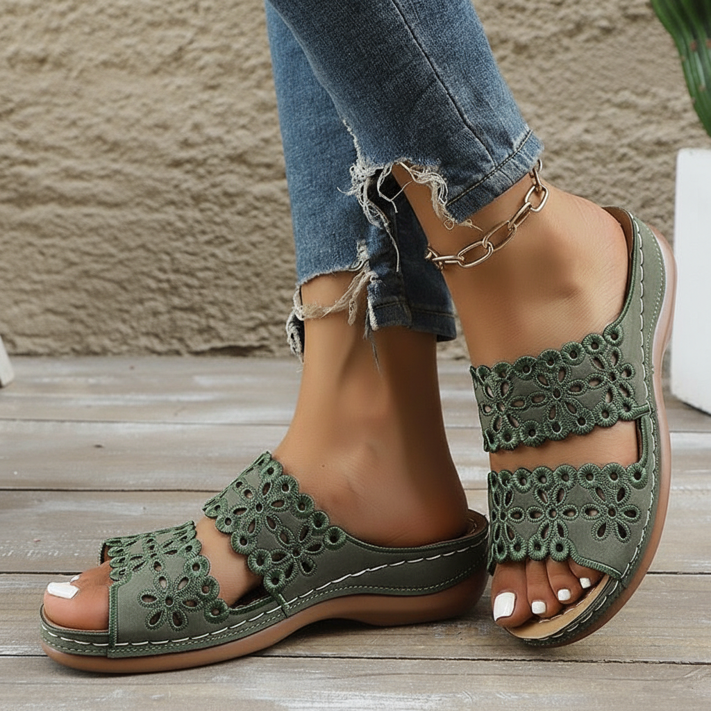 Joanna - Sandalia Floral