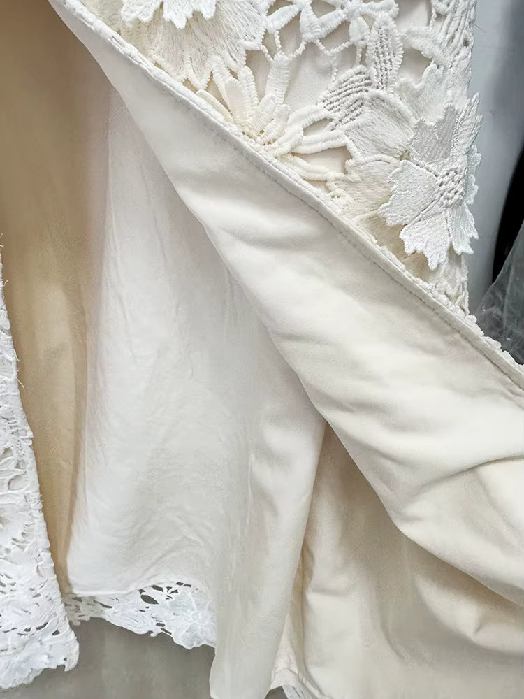 Conjunto Couture de Encaje Floral - EDICIÓN LIMITADA-