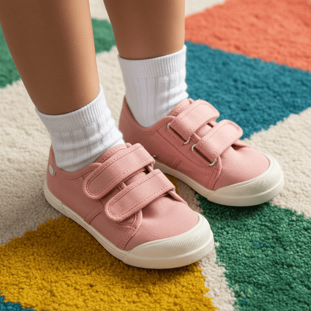 Zapatillas Igor Lona Barefoot Doble Velcro Rosa – Niña Tallas 20-30