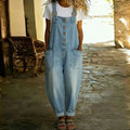 Mara | Peto Vaquero Vintage de Algodón Suave con Tirantes Ajustables