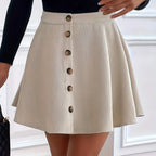 Falda corta básica elegante