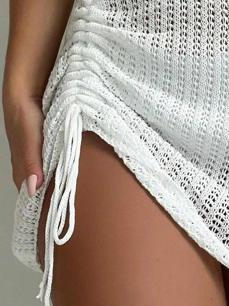 Falda corta elegante y a la moda para fiestas