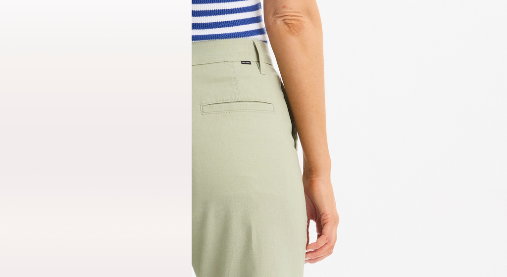 Pantalón Chino Blake, Corte Recto Alto Ajustado