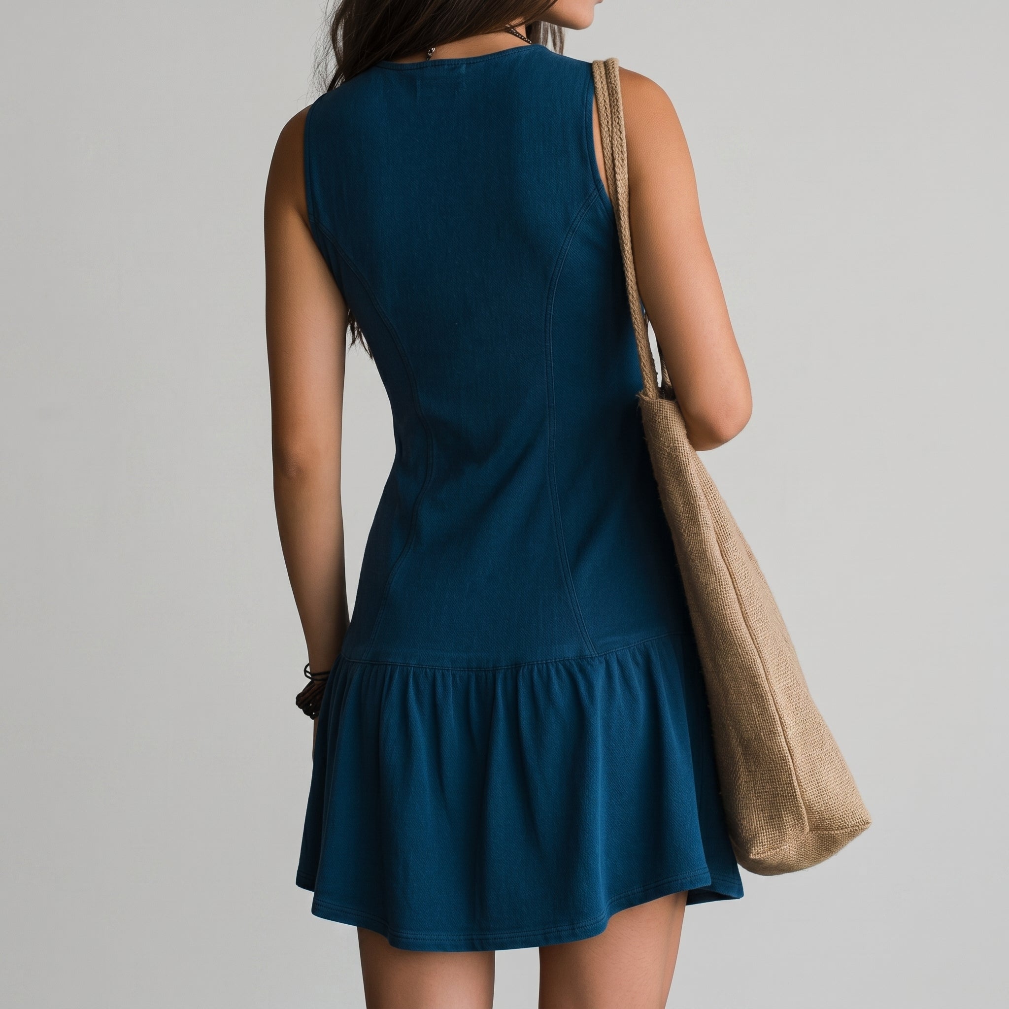Brunetta | Vestido Corto Casual con Botones