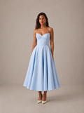CARLOTA | Vestido Maxi con escote corazón y vuelo