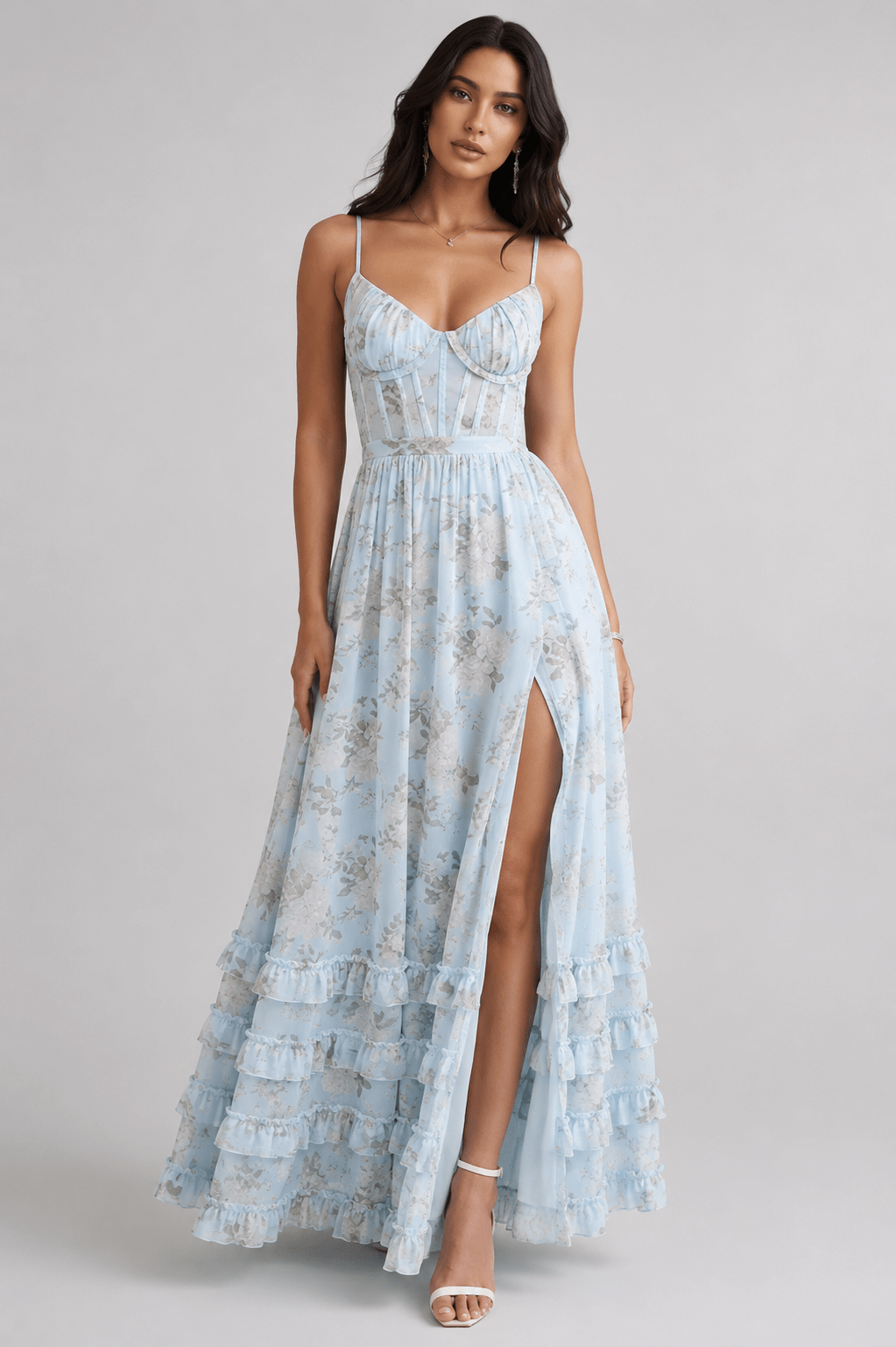 Vestido boho fluido romántico