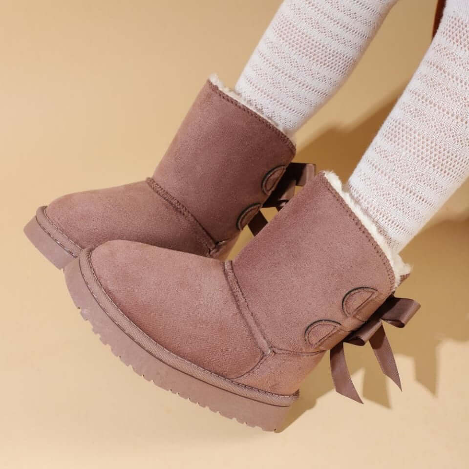 Botas Sofia Niña Ecopiel Taupe Tallas 25-36