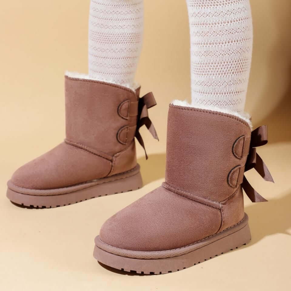 Botas Sofia Niña Ecopiel Taupe Tallas 25-36