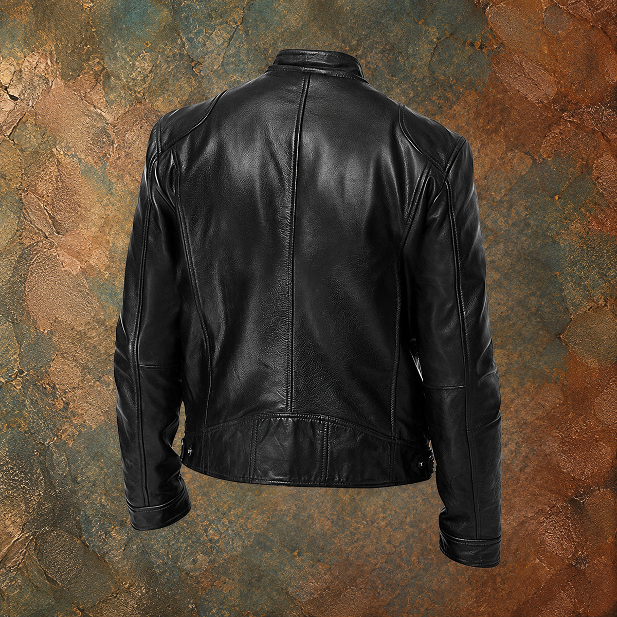 Pieter - Chaqueta de cuero casual