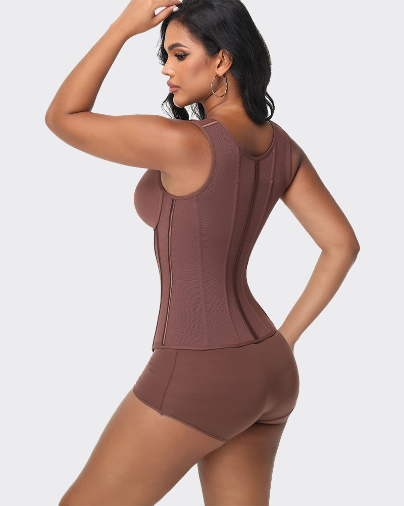 Top Faja Corset de Doble Compresión con Sujetador Integrado | Shapshe
