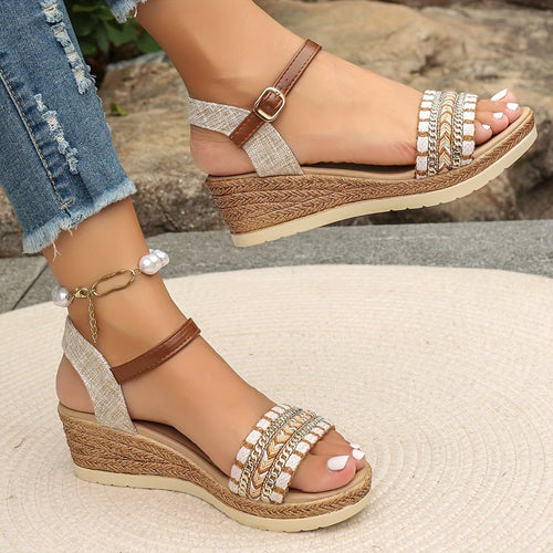 Aveline | Sandalias Casual con Strass para Mujer