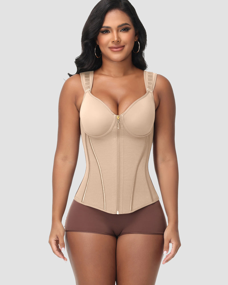 Top Faja Corset de Doble Compresión con Sujetador Integrado | Shapshe