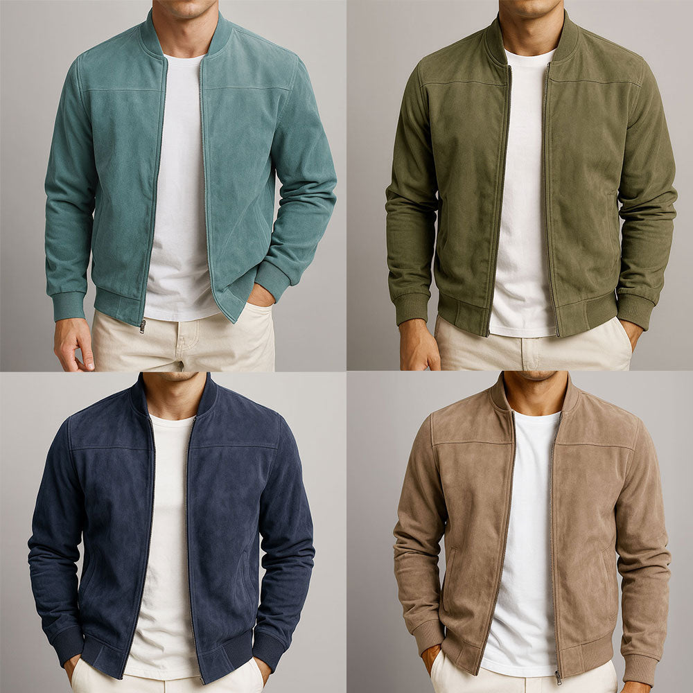 ALBERTO | Chaqueta de ante para hombre