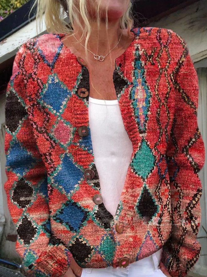 Irma - Chaqueta de Punto Floral