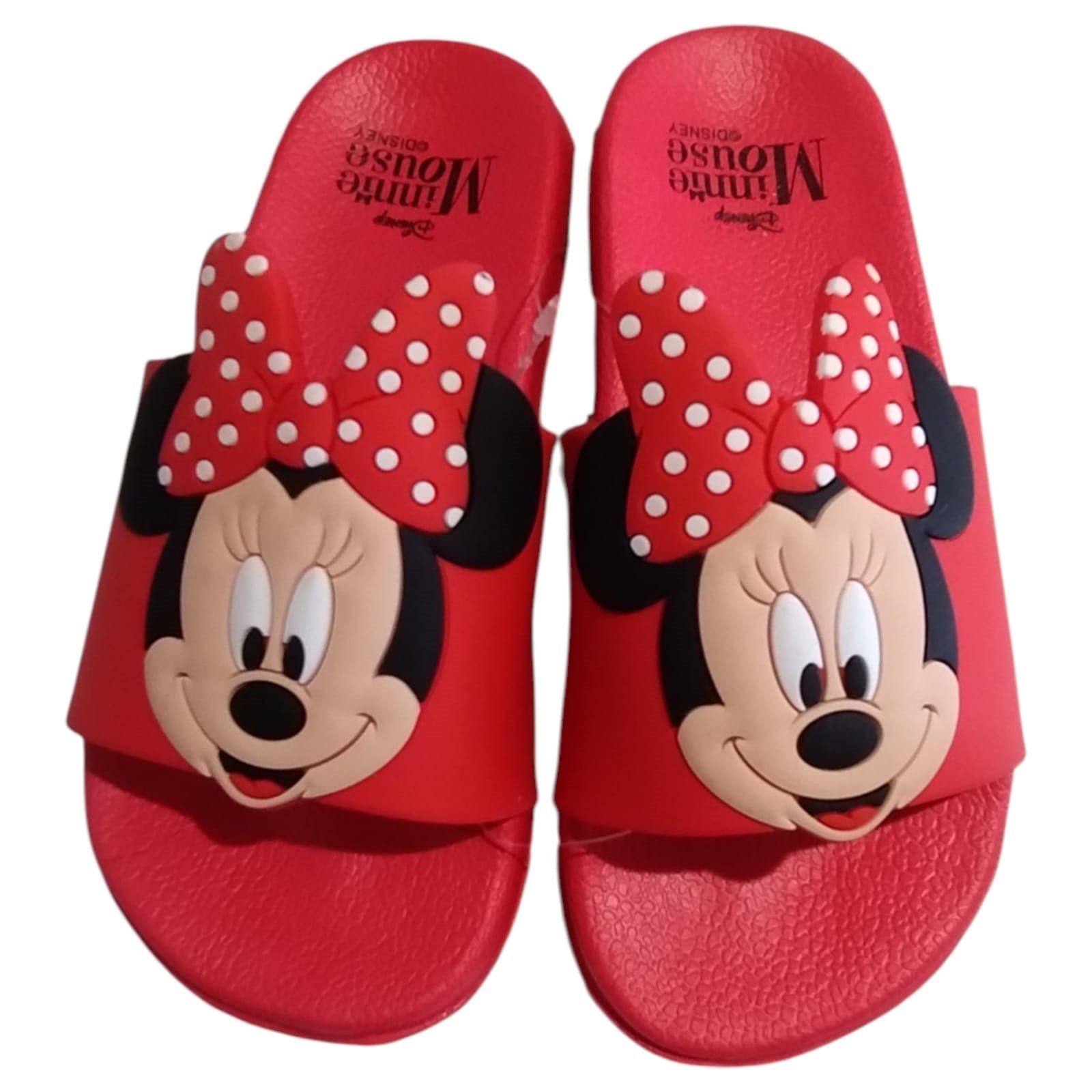 Sandalia Disney Minnie de Goma Roja Tallas 30-34