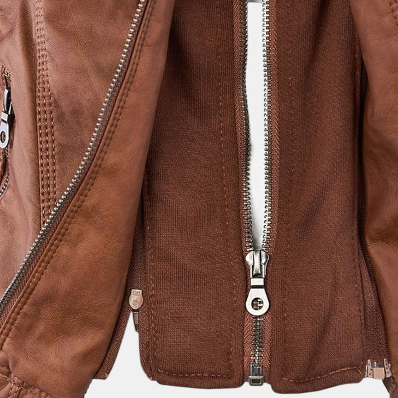 Monika - Chaqueta de cuero