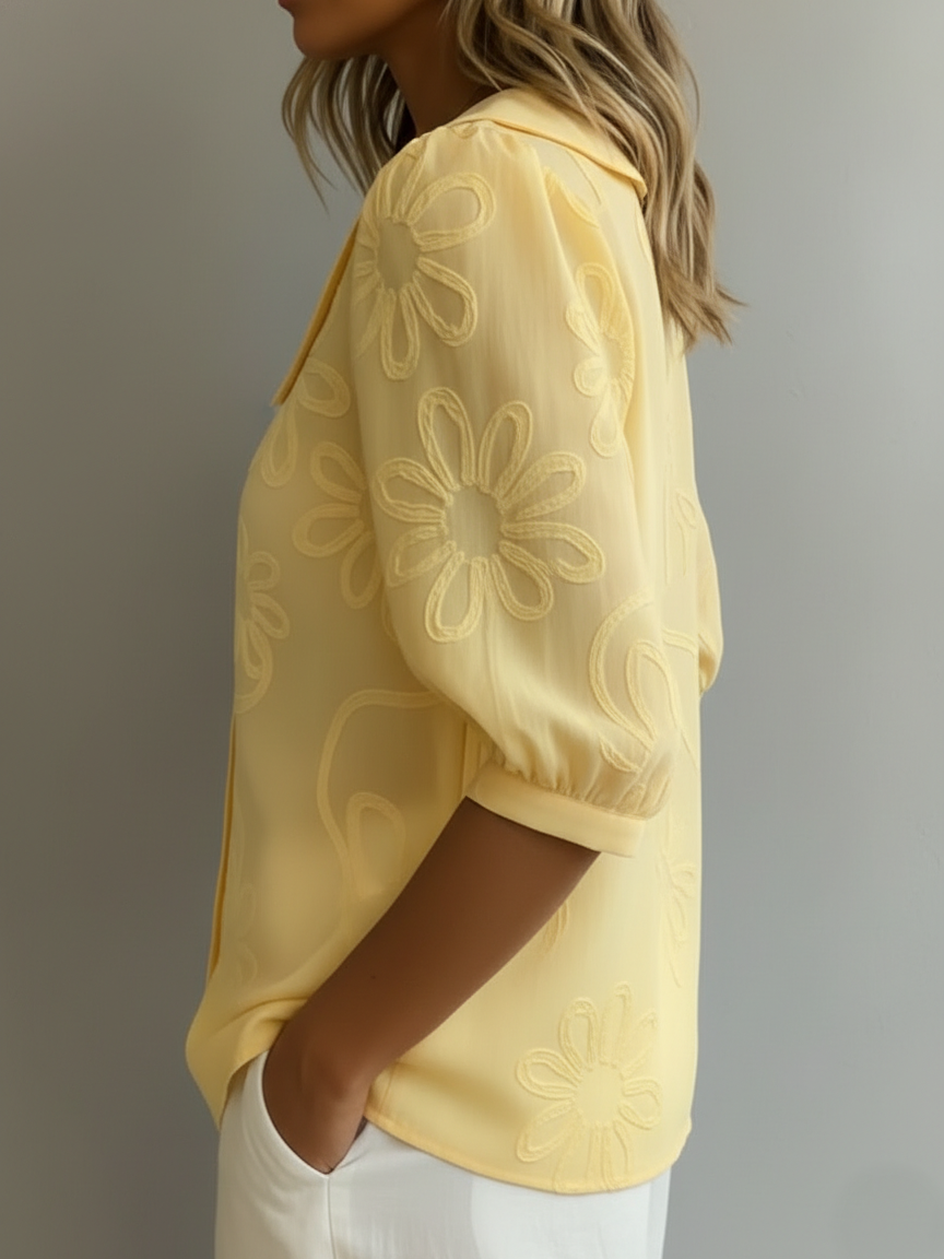 Aurélie - Blusa Floral Ligera