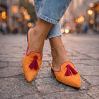 Serafina Mules de Punta con Borlas