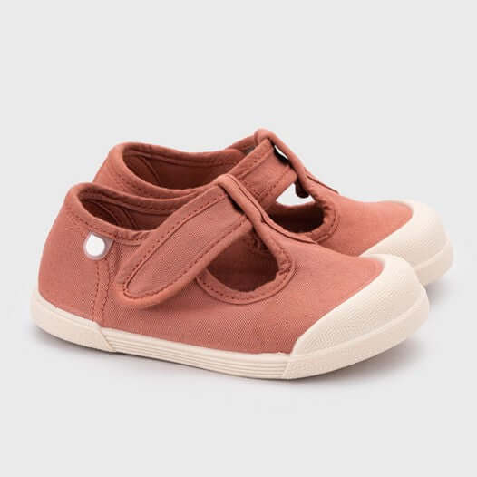 Zapatillas Igor Lona Petito Barefoot Velcro Terracota – Niño y Niña Tallas 19-27