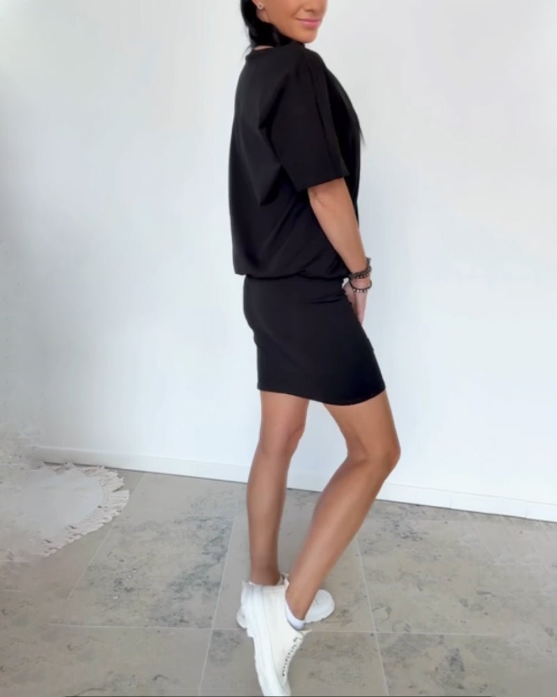 Inma | Vestido Stretch de Corte Relajado