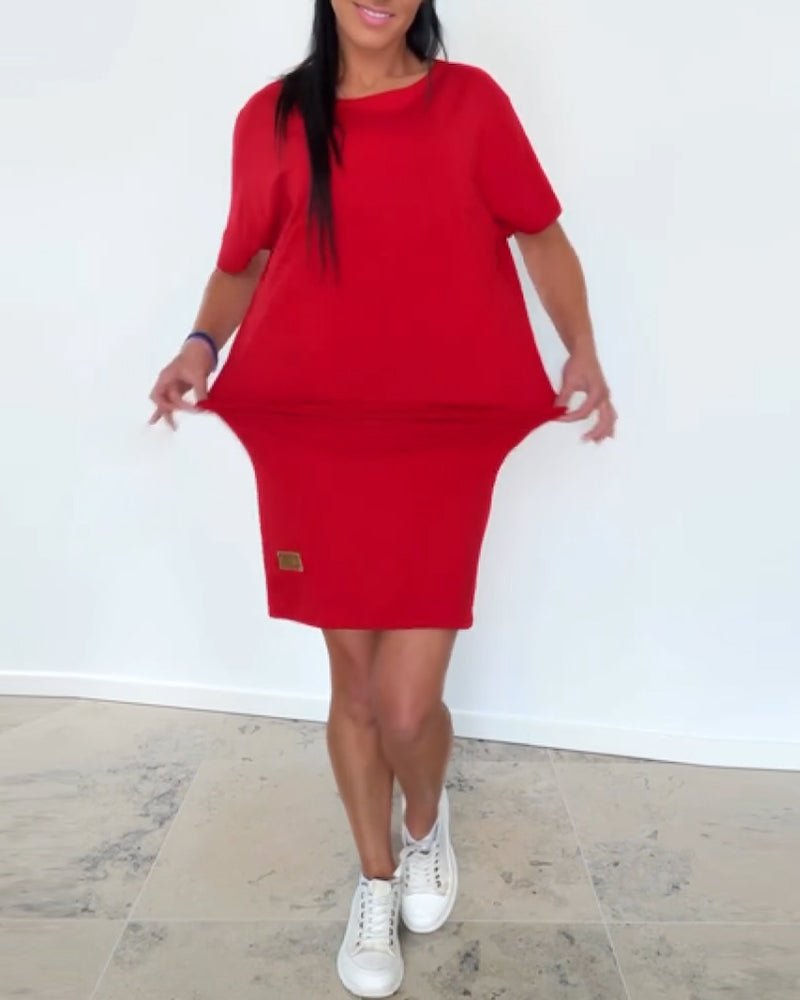 Inma | Vestido Stretch de Corte Relajado
