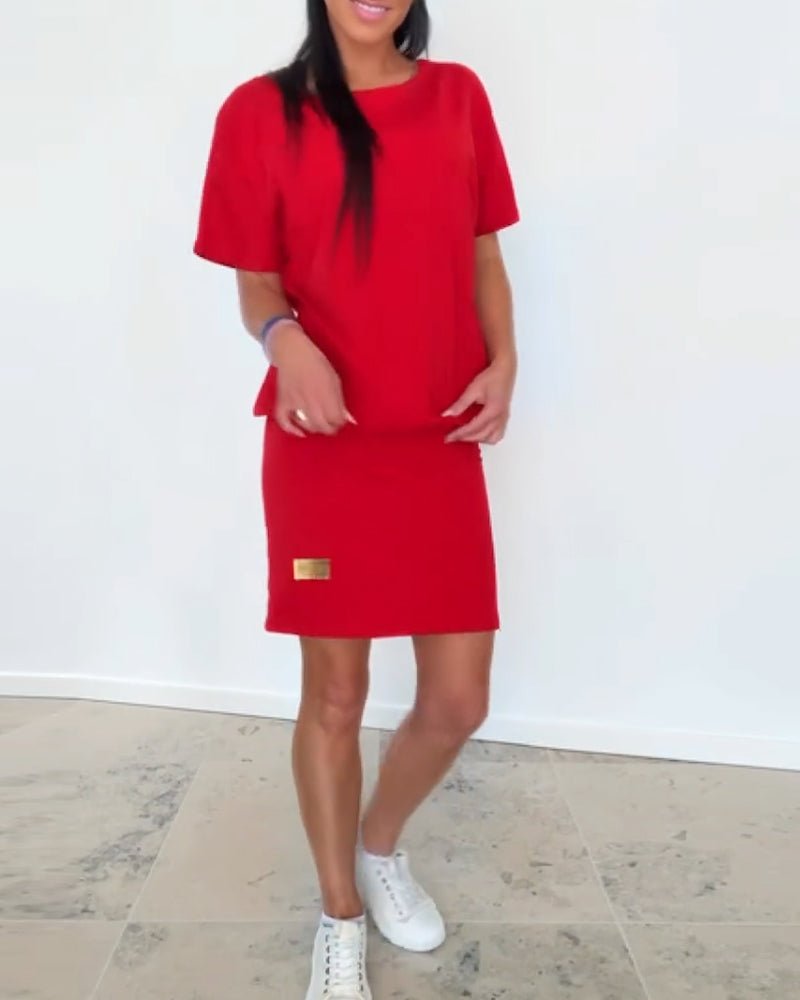 Inma | Vestido Stretch de Corte Relajado