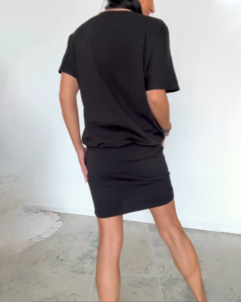 Inma | Vestido Stretch de Corte Relajado
