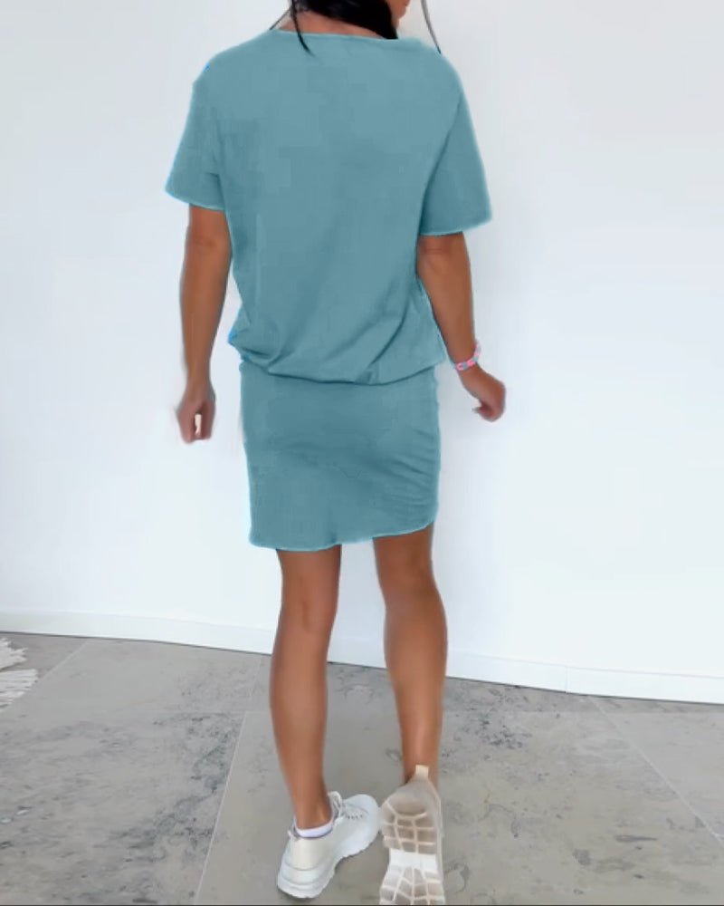 Inma | Vestido Stretch de Corte Relajado