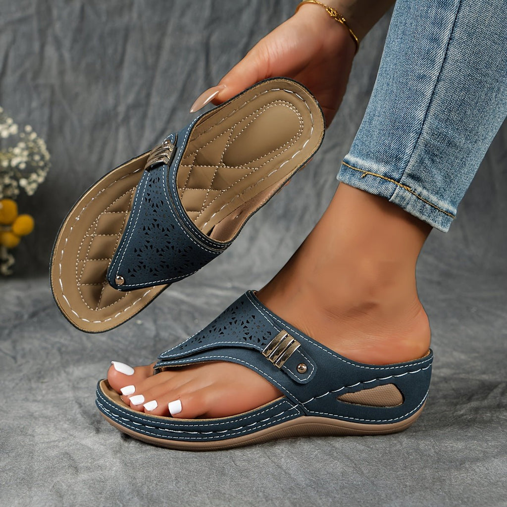 Mona | Sandalias de Cuña Cómodas para Mujer