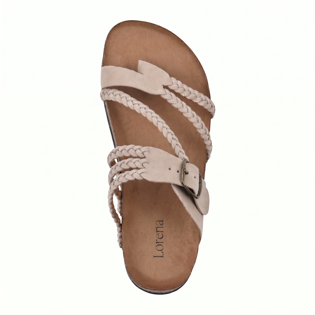Jocelyn - Sandalias de Corcho Trenzadas