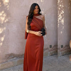 Aloe | Vestido con Escote Cruzado Asimétrico