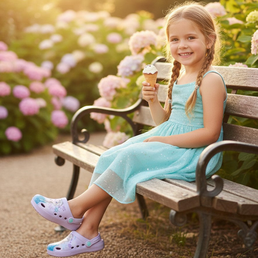 Sandalias de Goma Disney Frozen Lila Tallas 28-33