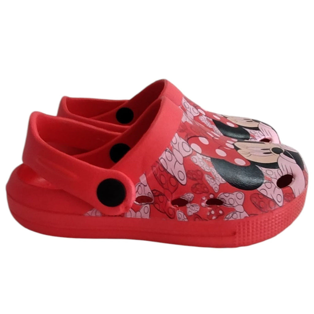 Sandalias de Goma Disney Minnie Rojo Tallas 26-33